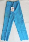 Vintage 1960s girls blue twill trousers Age 12 UNUSED Ladybird slacks FADED